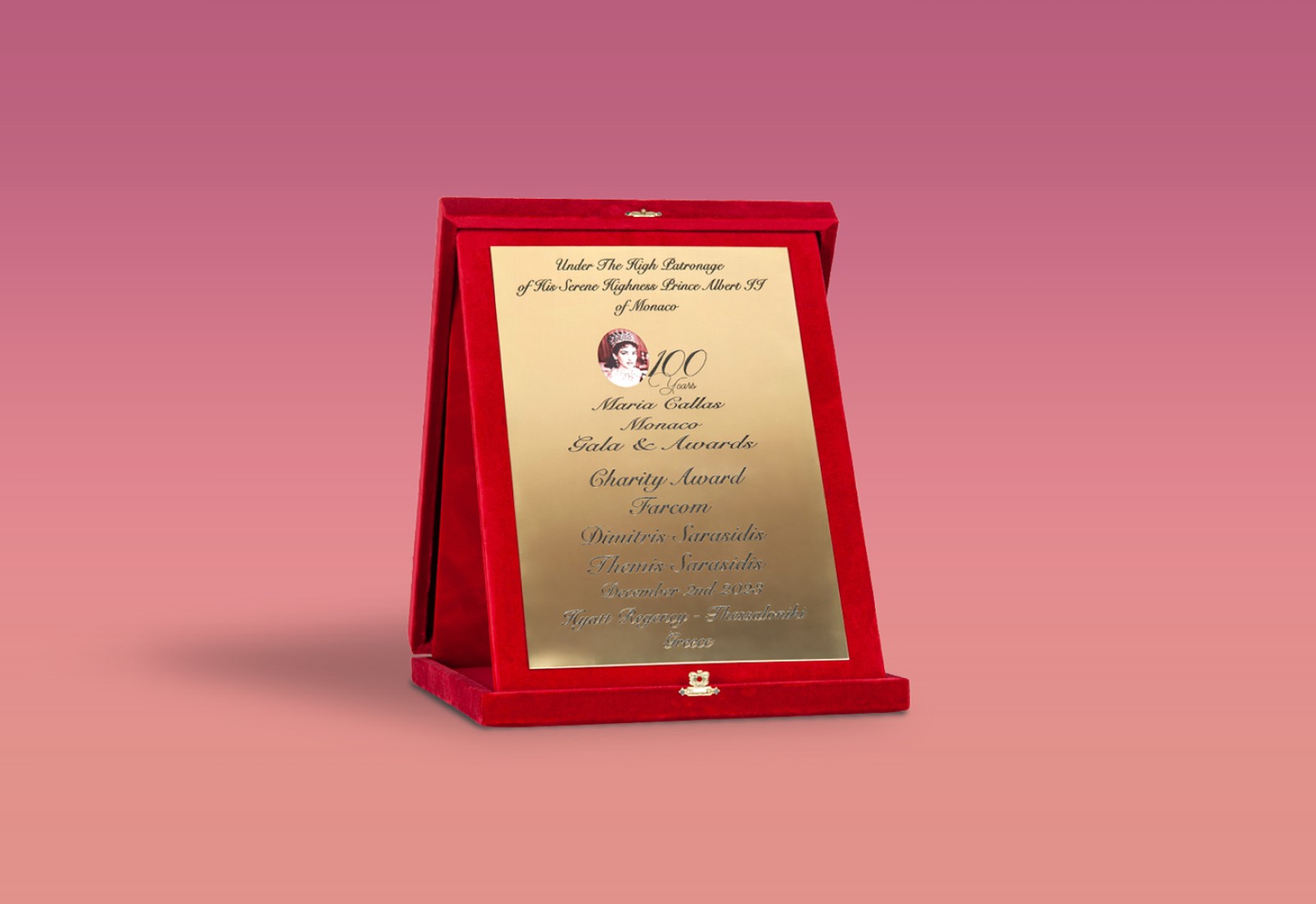 «Charity Award» για τη FARCOM , στο επετειακό «Maria Callas Monaco Gala & Awards»