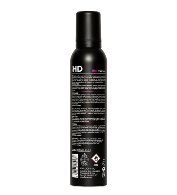 HD ΑΦΡΟΣ ΜΑΛΛΙΩΝ ULTRA ΔΥΝΑΤΟ ΚΡΑΤΗΜΑ 250ML