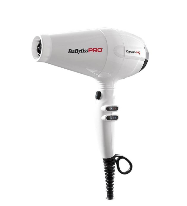 BABYLISS PRO BAB6970WIE CARUSO IONIC ΠΙΣΤΟΛΑΚΙ 2400W ΛΕΥΚΟ