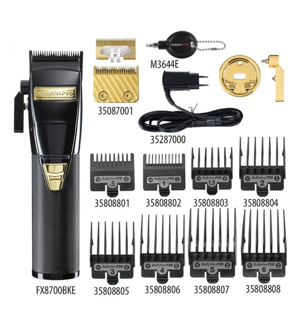 BABYLISS PRO 4ARTISTS FX8700BKE METAL CLIPPER BLACK