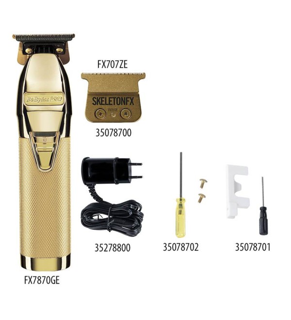 BABYLISS PRO 4ARTISTS FX7870GE SKELETON TRIMMER ΧΡΥΣΟ