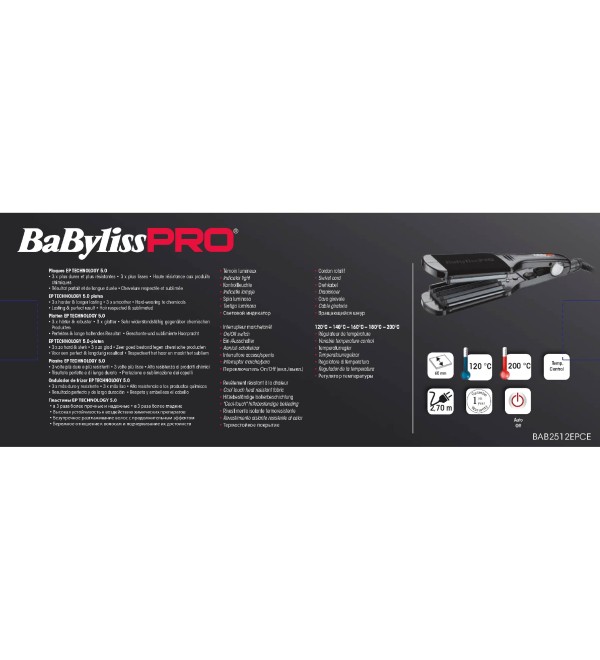 BABYLISS PRO BAB2512EPCE CRIMPING IRON