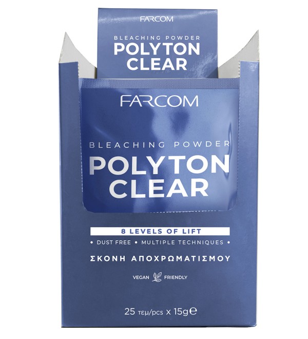 FARCOM POLYTON CLEAR ΣΚΟΝΗ ΑΠΟΧΡΩΜΑΤΙΣΜΟΥ 15G