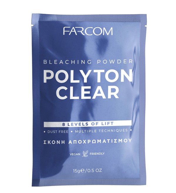FARCOM POLYTON CLEAR ΣΚΟΝΗ ΑΠΟΧΡΩΜΑΤΙΣΜΟΥ 15G
