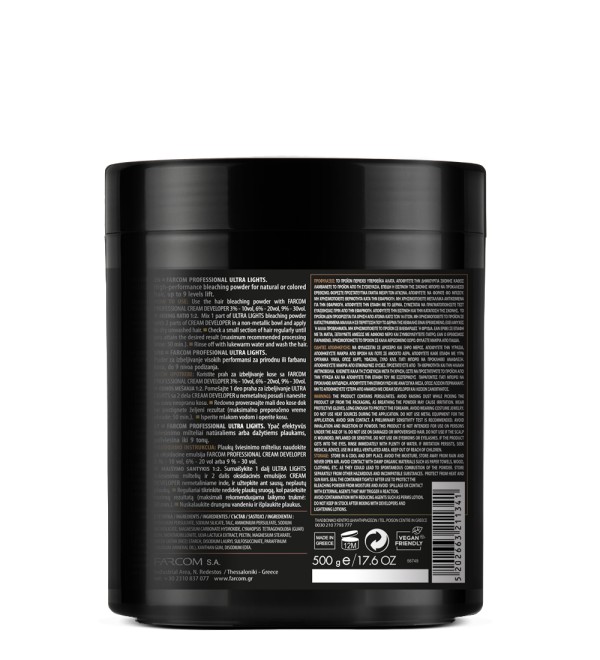 FARCOM PROFESSIONAL ΣΚΟΝΗ ΑΠΟΧΡΩΜΑΤΙΣΜΟΥ ULTRA LIGHTS 500GR