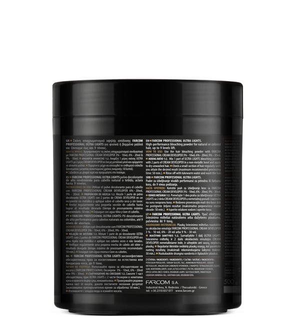 FARCOM PROFESSIONAL BLEACHING POWDER ULTRA LIGHTS 500GR