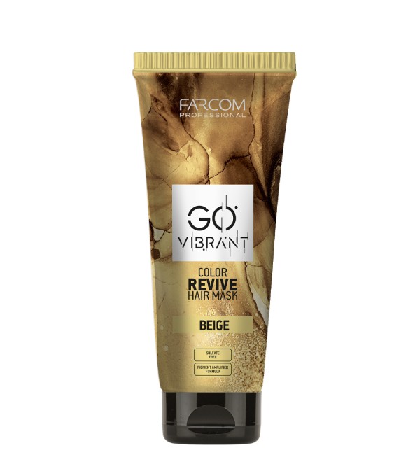 FARCOM PROFESSIONAL GO VIBRANT MASK BEIGE 200ML