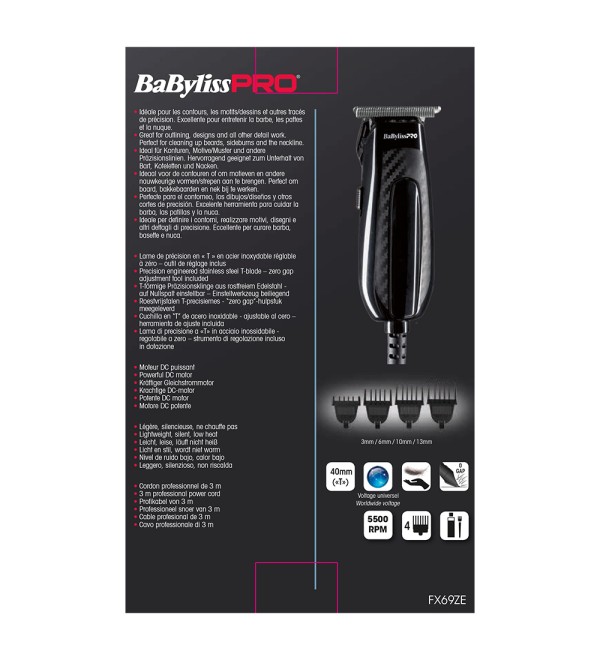 BABYLISS PRO FX69ZE TRIMMER ZERO GAP