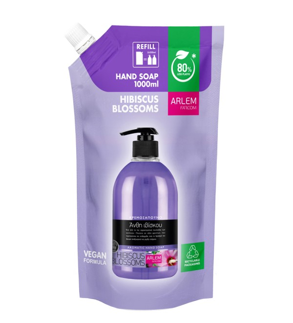 ARLEM HAND SOAP HIBISCUS BLOSSOMS DOYPACK 1000ML