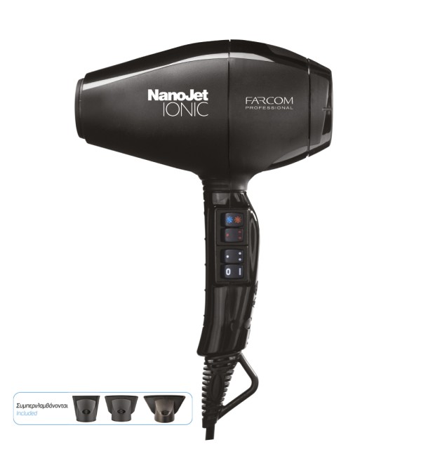 FARCOM NANO JET IONIC HAIRDRYER 2200W