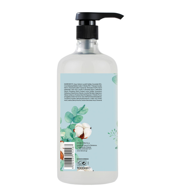 ARLEM SHOWER CREAM COTTON FLOWER 1000ΜL
