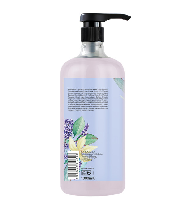 ARLEM SHOWER CREAM LAVENDER & VANILLA 1000ΜL