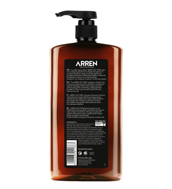 ARREN ΓΑΛΑΚΤΩΜΑ ΜΑΛΛΙΩΝ TEA TREE 1000ML