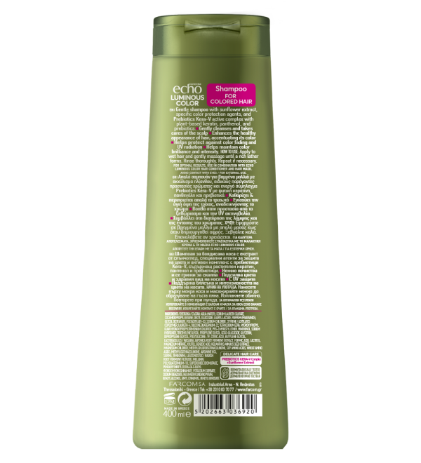 ECHO SHAMPOO LUMINOUS COLOR 400ML