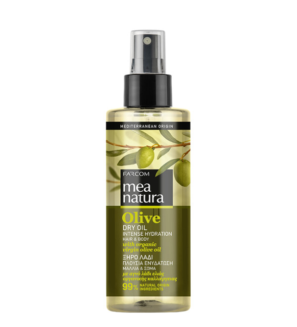 MEA NATURA OLIVE ΞΗΡΟ ΛΑΔΙ ΓΙΑ ΜΑΛΛΙΑ & ΣΩΜΑ 160ML