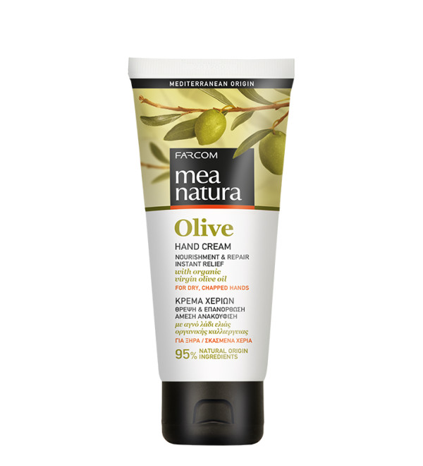 MEA NATURA OLIVE ΚΡΕΜΑ ΧΕΡΙΩΝ ΘΡΕΨΗ & ΕΠΑΝΟΡΘΩΣΗ 100ML