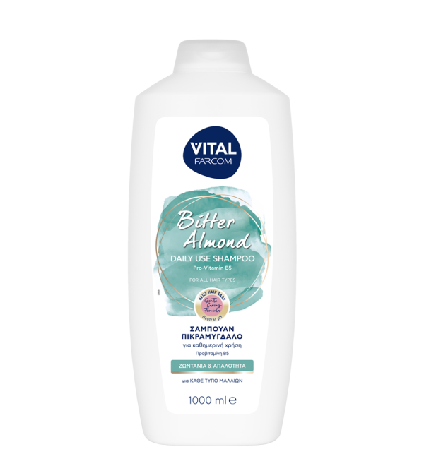 VITAL SHAMPOO BITTER ALMOND 1000ML