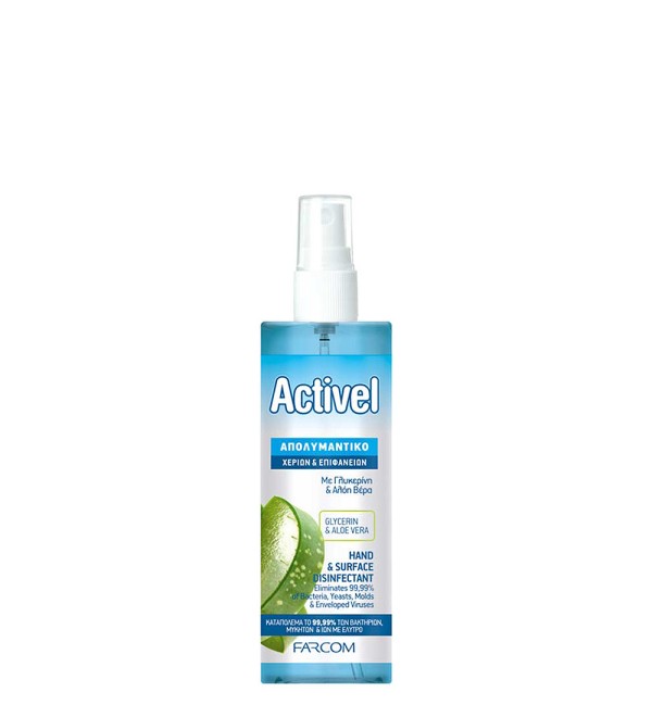 ACTIVEL ΑΠΟΛΥΜΑΝΤΙΚΟ ΧΕΡΙΩΝ & ΕΠΙΦΑΝΕΙΩΝ 100ML