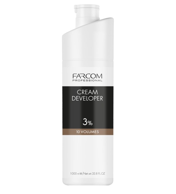 FARCOM PROFESSIONAL CREAM DEVELOPER 10 VOL 1000ML
