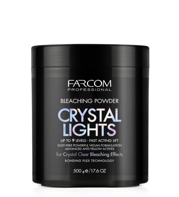 FARCOM PROFESSIONAL ΣΚΟΝΗ ΑΠΟΧΡΩΜΑΤΙΣΜΟΥ CRYSTAL LIGHTS 500GR