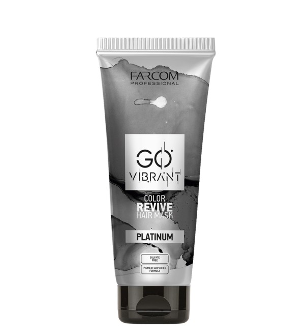 FARCOM PROFESSIONAL GO VIBRANT MASK PLATINUM 200ML