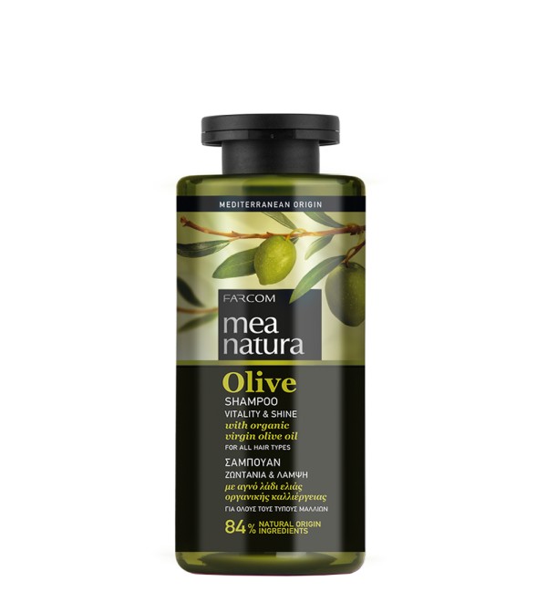 MEA NATURA OLIVE ΣΑΜΠΟΥΑΝ ΖΩΝΤΑΝΙΑ & ΛΑΜΨΗ 300ML