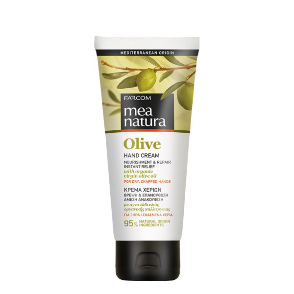 MEA NATURA OLIVE ΚΡΕΜΑ ΧΕΡΙΩΝ ΘΡΕΨΗ & ΕΠΑΝΟΡΘΩΣΗ 100ML