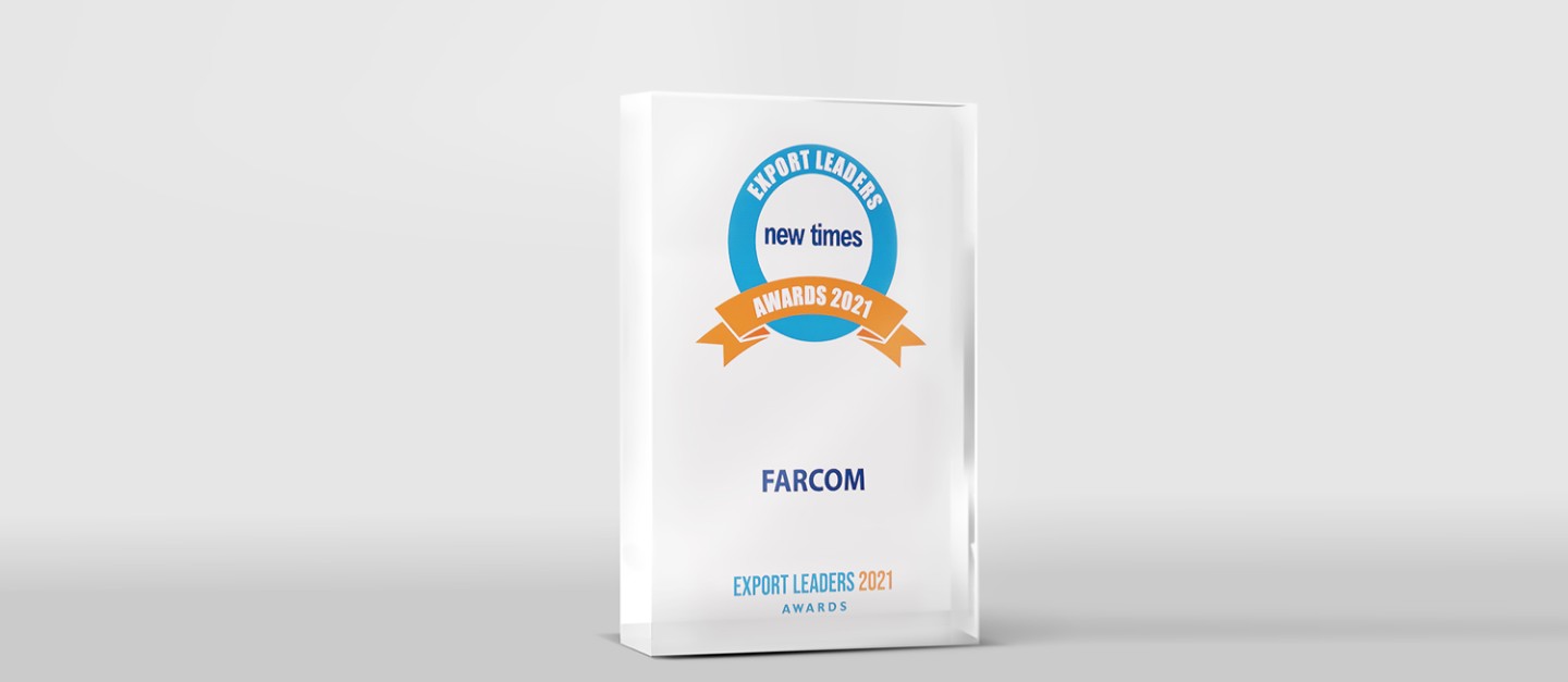 FARCOM: Τιμητική Βράβευση της FARCOM στα “Export Leaders Awards 2021”