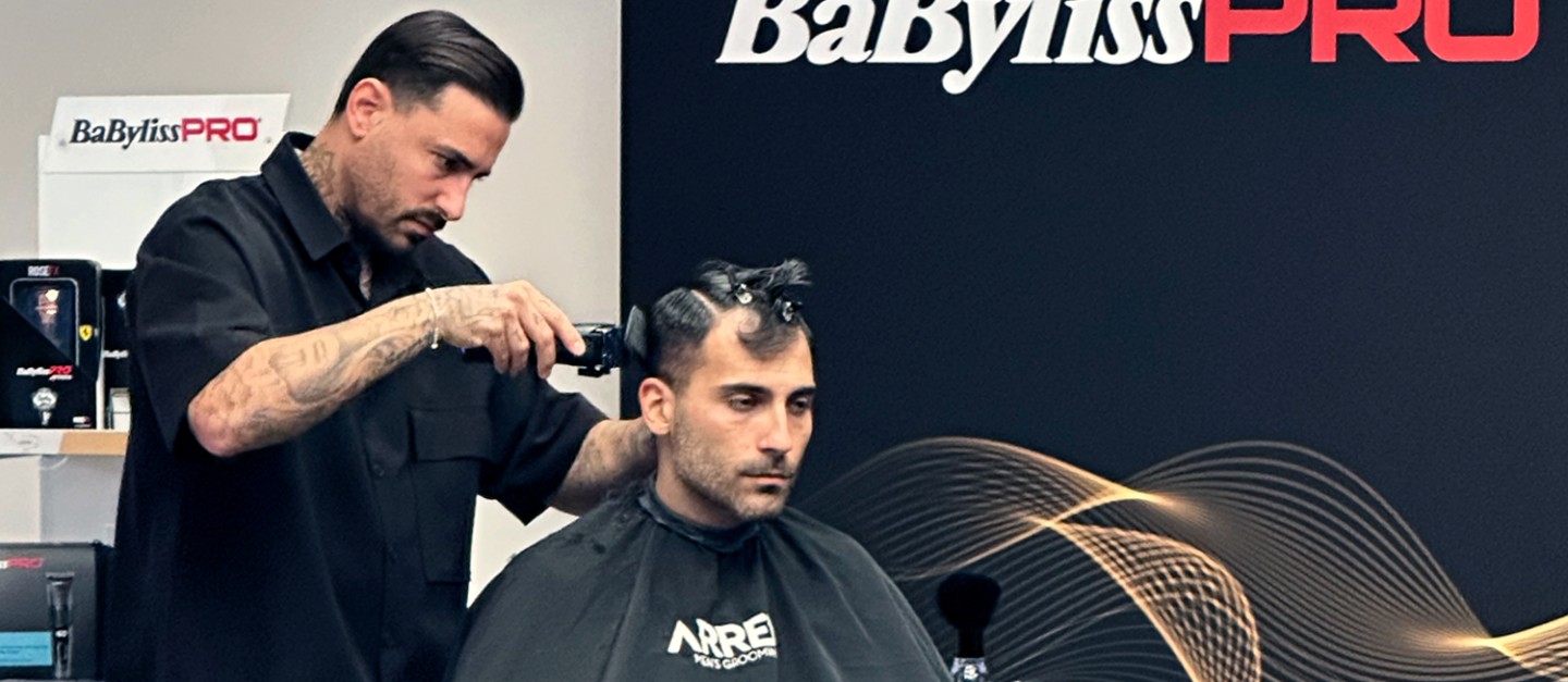 Barbering Seminar by BabylissPRO Brand Ambassador I. Kargakis at Farcom Professional